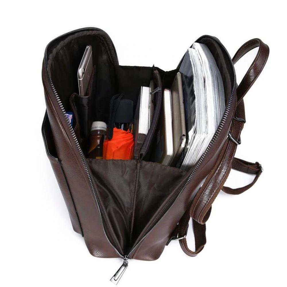 Saskia – Klassischer Doppeltaschen-Rucksack