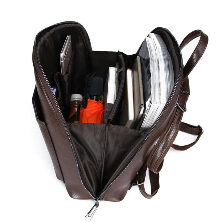 Saskia – Klassischer Doppeltaschen-Rucksack