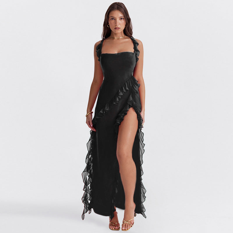 Andrea - Wunderschönes Bequemes Midi-Kleid