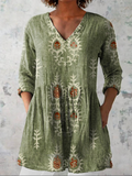 Elise | Lange Bluse mit V-Ausschnitt