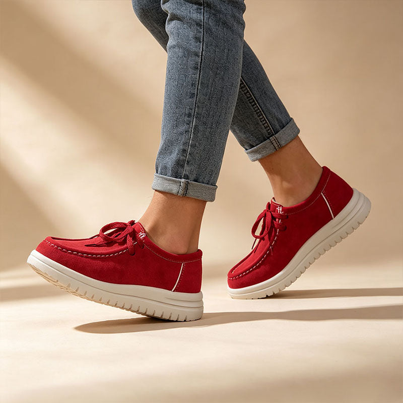 Kelly | Klassische Schnür-Plateau-Loafer