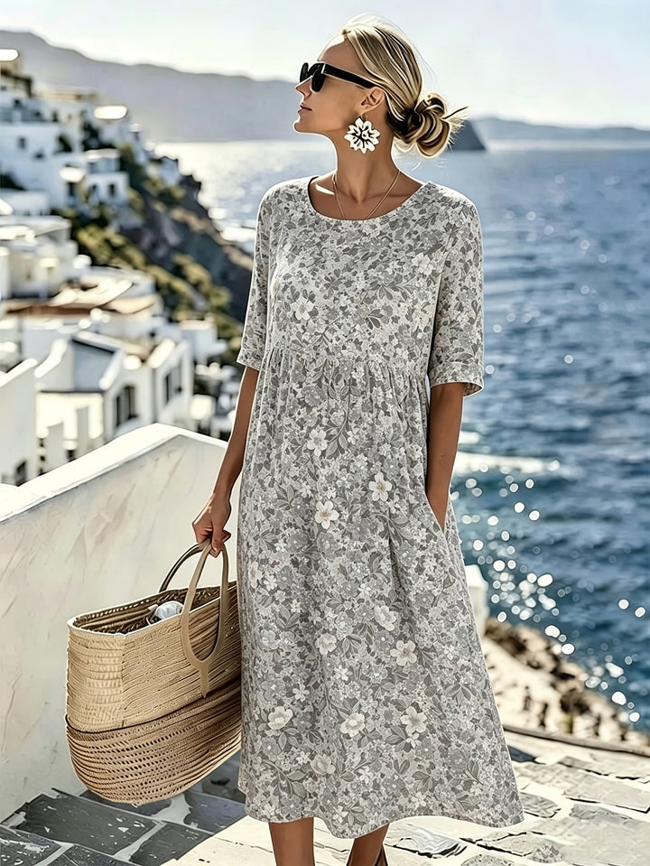 Lily™ - Elegantes Floral Midi-Kleid für den Sommer