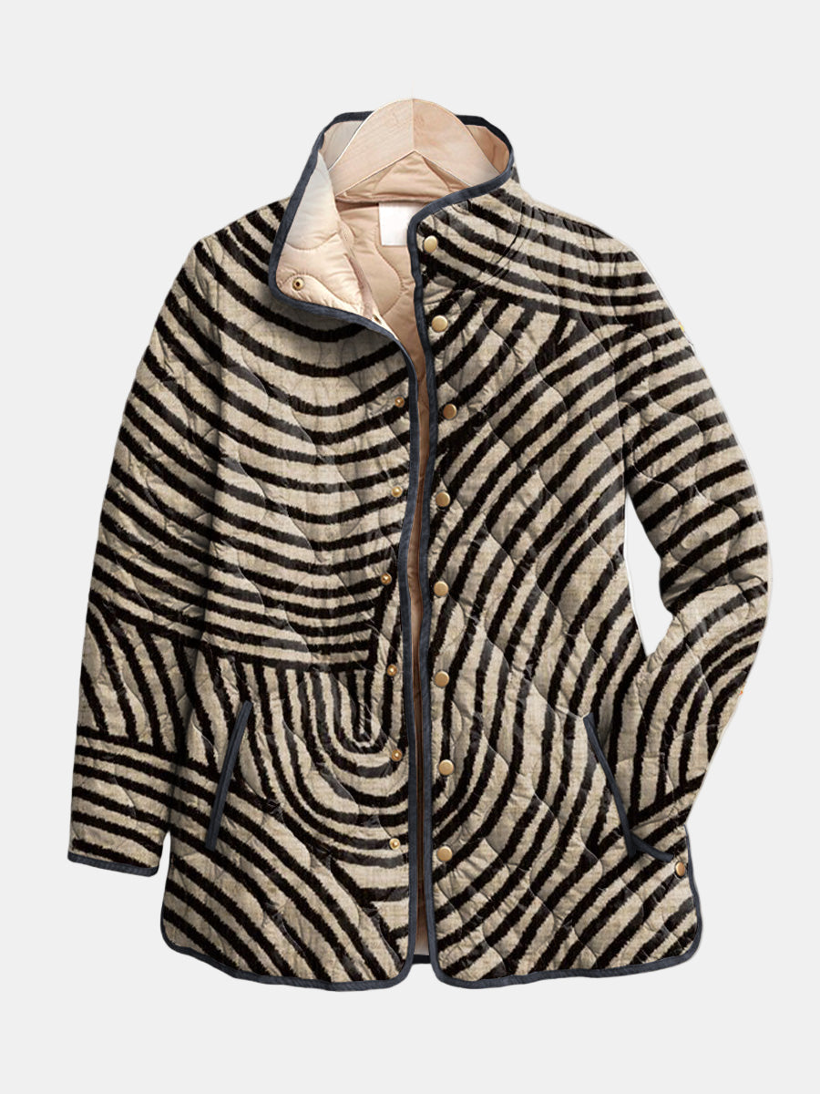Valcor | Steppjacke mit gezeichneten Kreisen Léa
