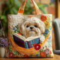 Handgefertigte Tasche mit Shih Tzu-Motiv