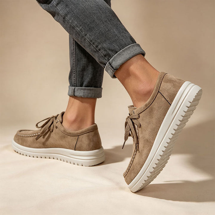 Kelly | Klassische Schnür-Plateau-Loafer