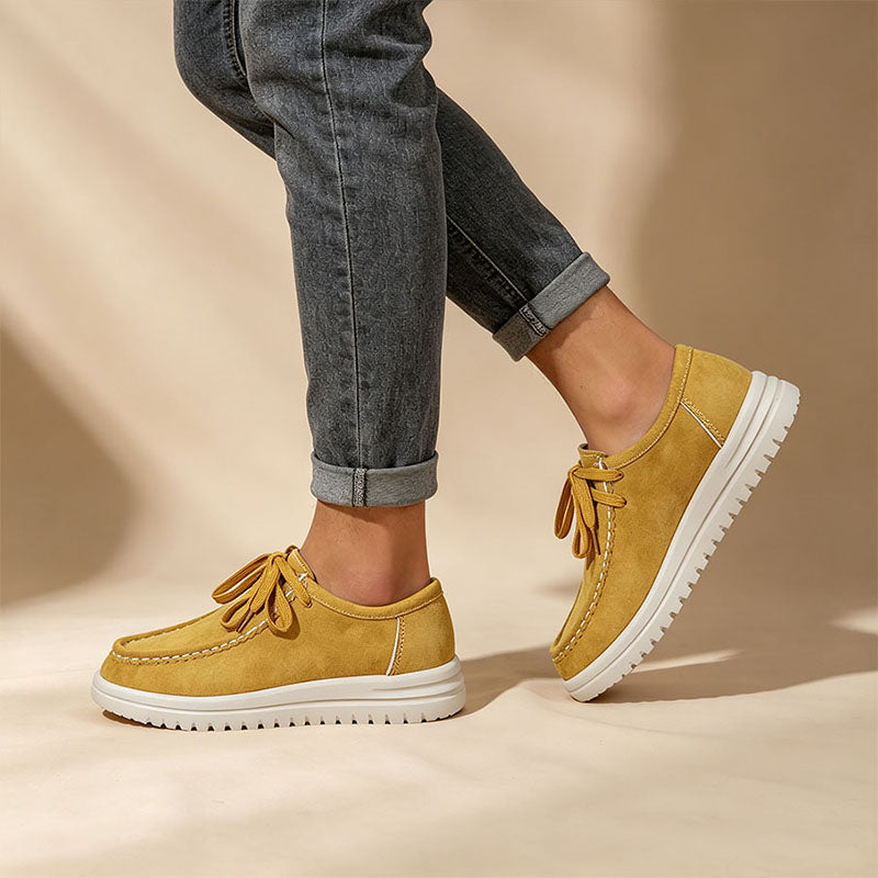 Kelly | Klassische Schnür-Plateau-Loafer