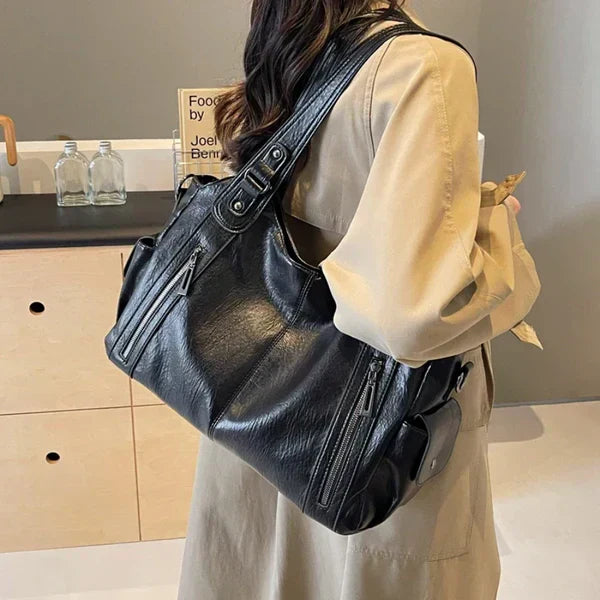 Amira - Leder Tote Bag