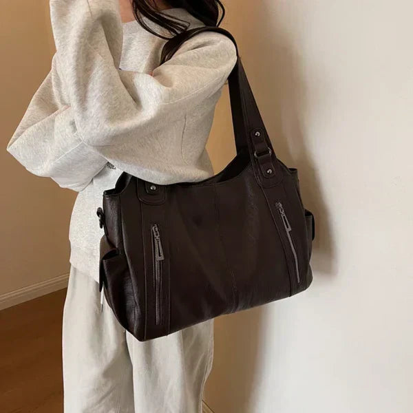 Amira - Leder Tote Bag
