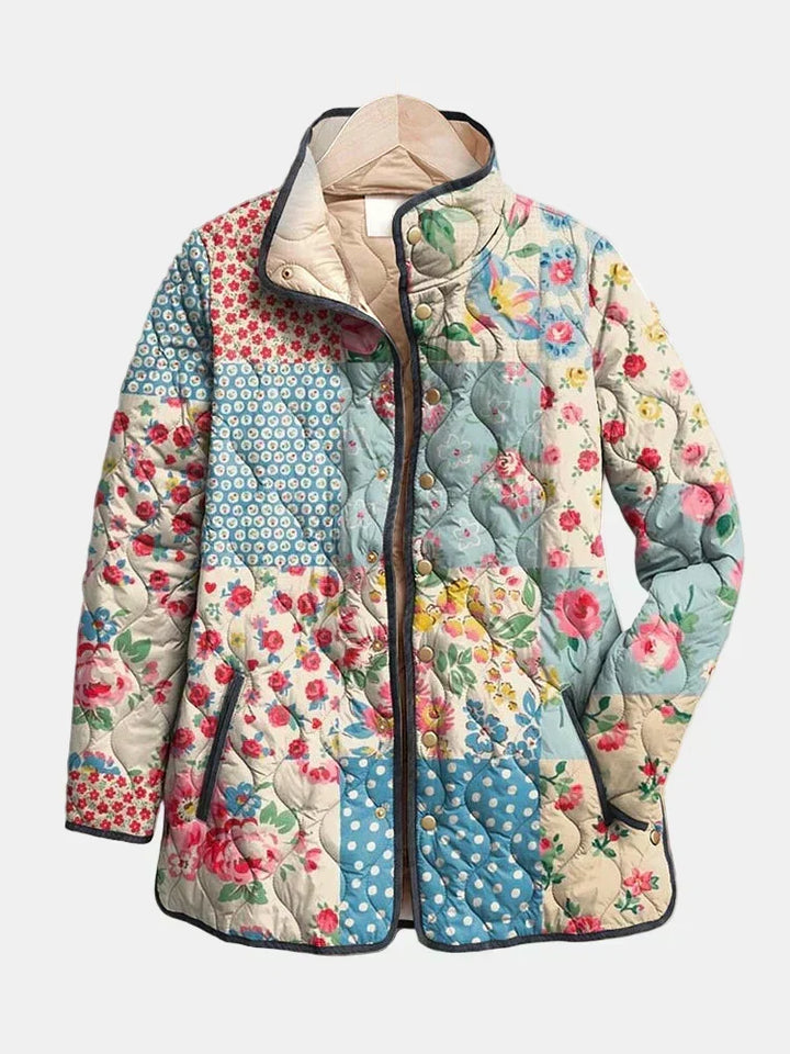 Valcor | Steppjacke Patchwork Blüten Chloé