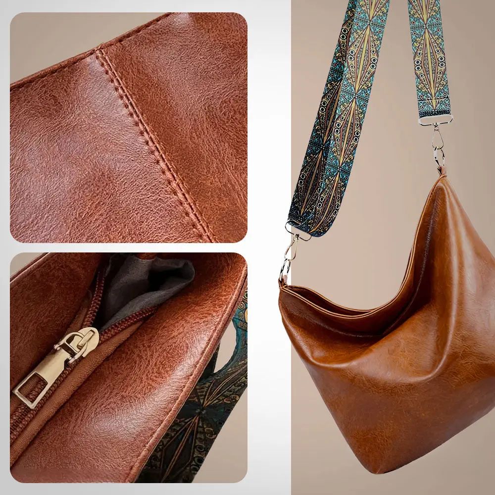 Greta – Vintage Leder Schultertasche