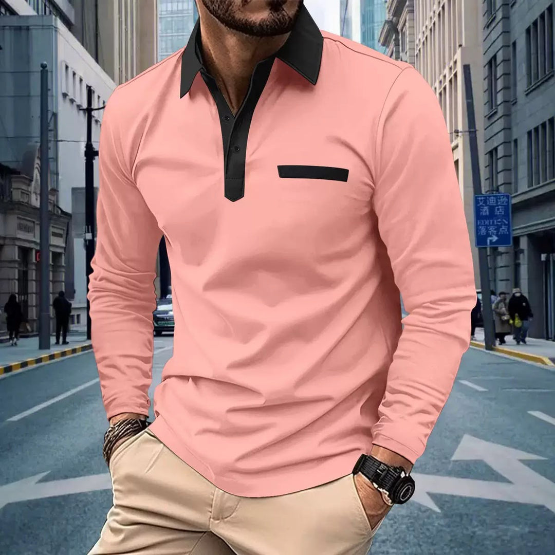 Weston | Polo mit Kontrastkragen