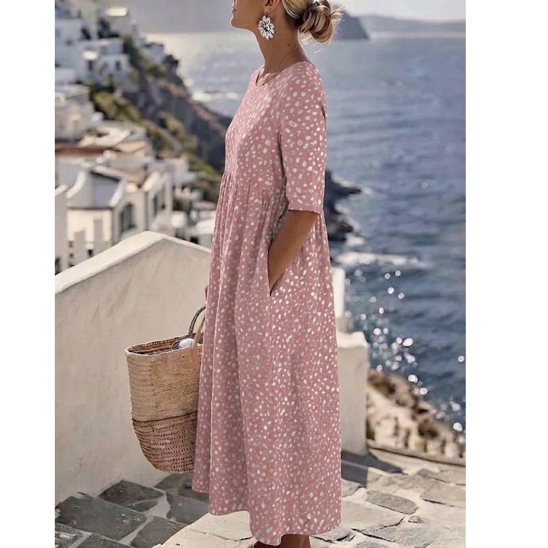 Tess™ | Elegantes Midi-Kleid mit einem figurschmeichelnden Design