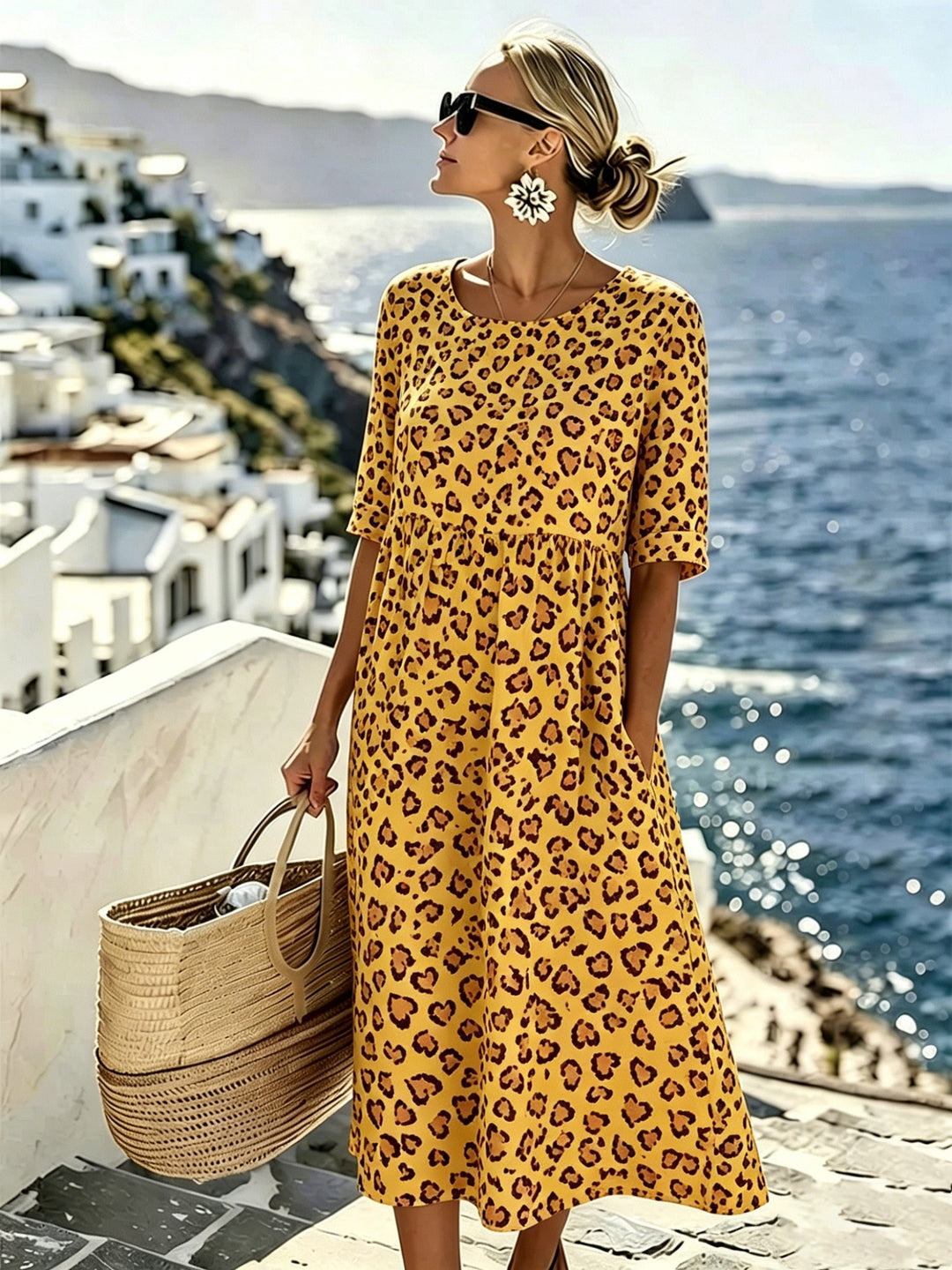 Sienna™ | Wild Grace Midi-Kleid