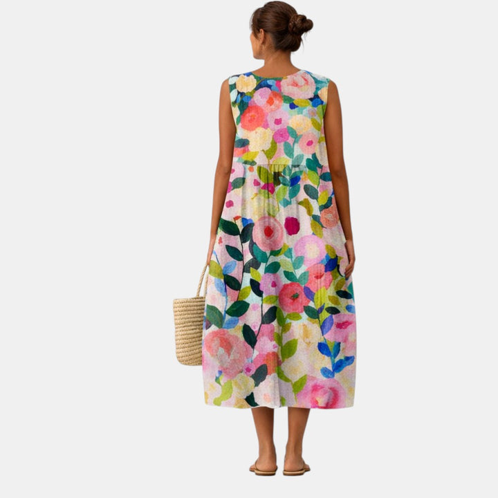 Nanna™ | Midi Alltagkleid