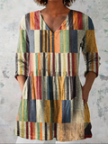 Chloe | Lange Bluse mit V-Ausschnitt