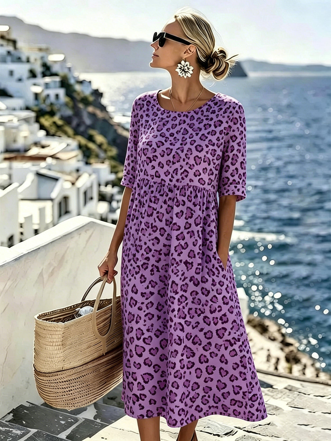 Sienna™ | Wild Grace Midi-Kleid