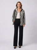 Valcor | Gestepptes Zebra-Musterjacke Sylvie