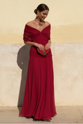 Valentina | V-Ausschnitt Maxikleid