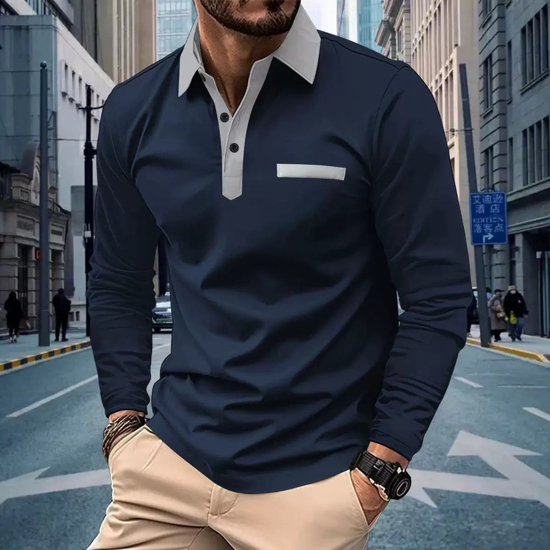 Weston | Polo mit Kontrastkragen