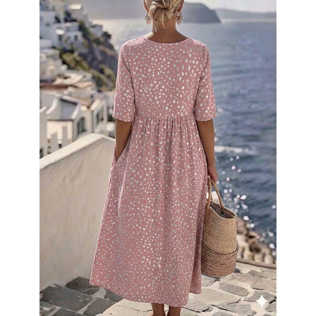 Tess™ | Elegantes Midi-Kleid mit einem figurschmeichelnden Design