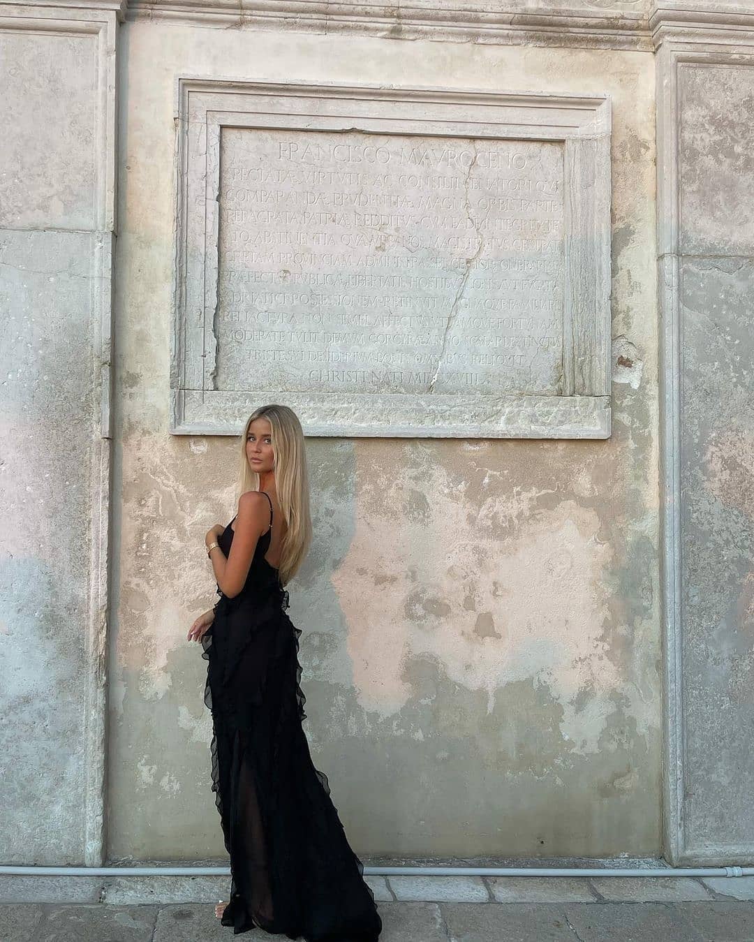 Zara - Rüschens Maxi-Kleid