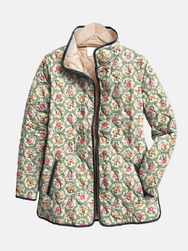 Valcor | Steppjacke mit blumigem Gobelinstoff Amélie