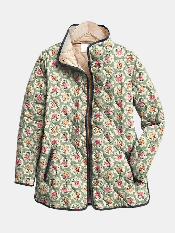 Valcor | Steppjacke mit blumigem Gobelinstoff Amélie