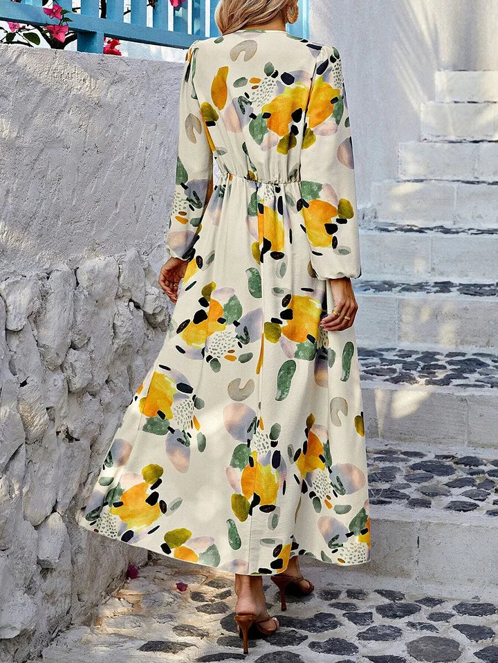Elise - Florales Charme Maxikleid