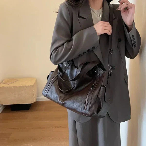 Amira - Leder Tote Bag