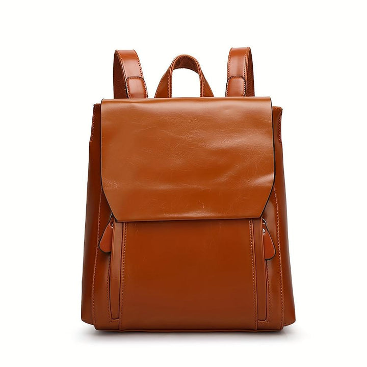 Hannelore – Vintage Rucksack-Handtasche mit gestepptem Muster