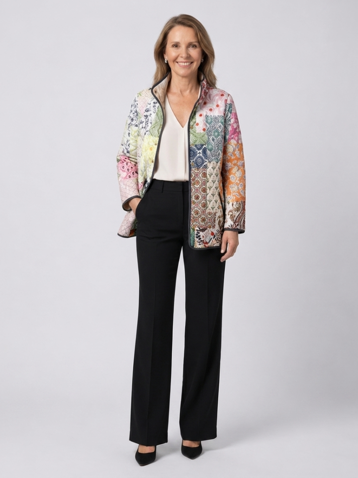 Valcor | Veste matelassée bohème patchwork Florence