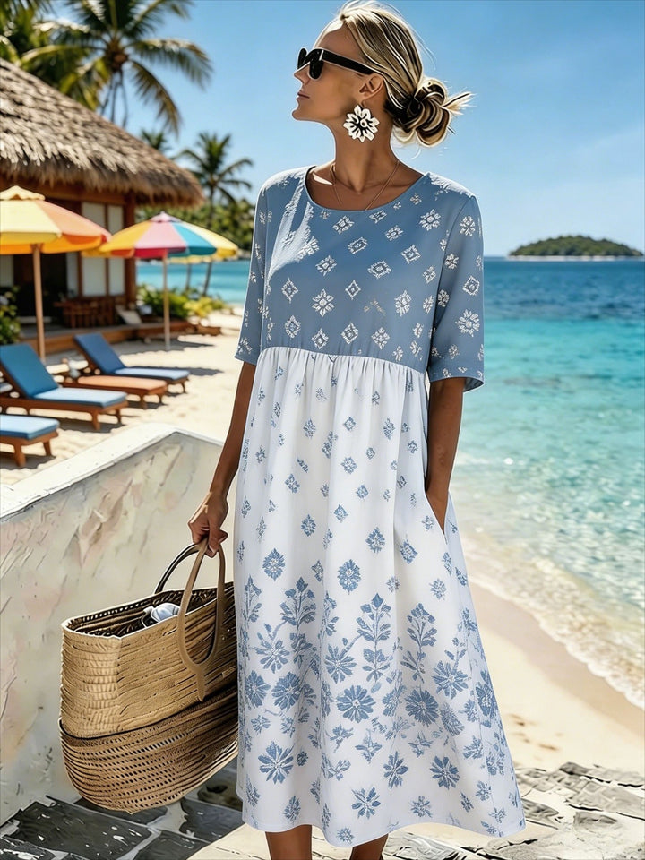 Skye™ | Coastal Breeze Midi Kleid