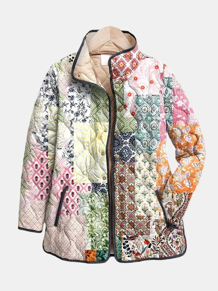 Valcor | Veste matelassée bohème patchwork Florence