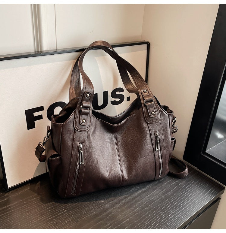 Amira - Leder Tote Bag