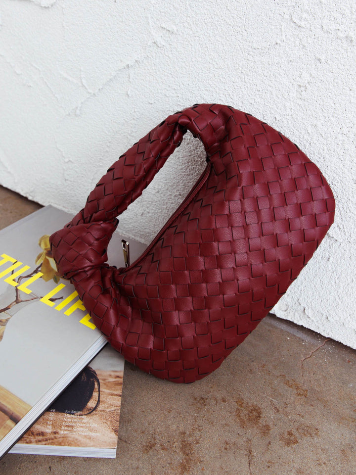 Ringelblume Geflochtene Mini-Handtasche