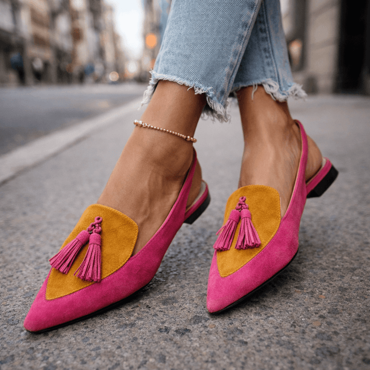 Eliza | Riemchen-Sandalen mit Quasten