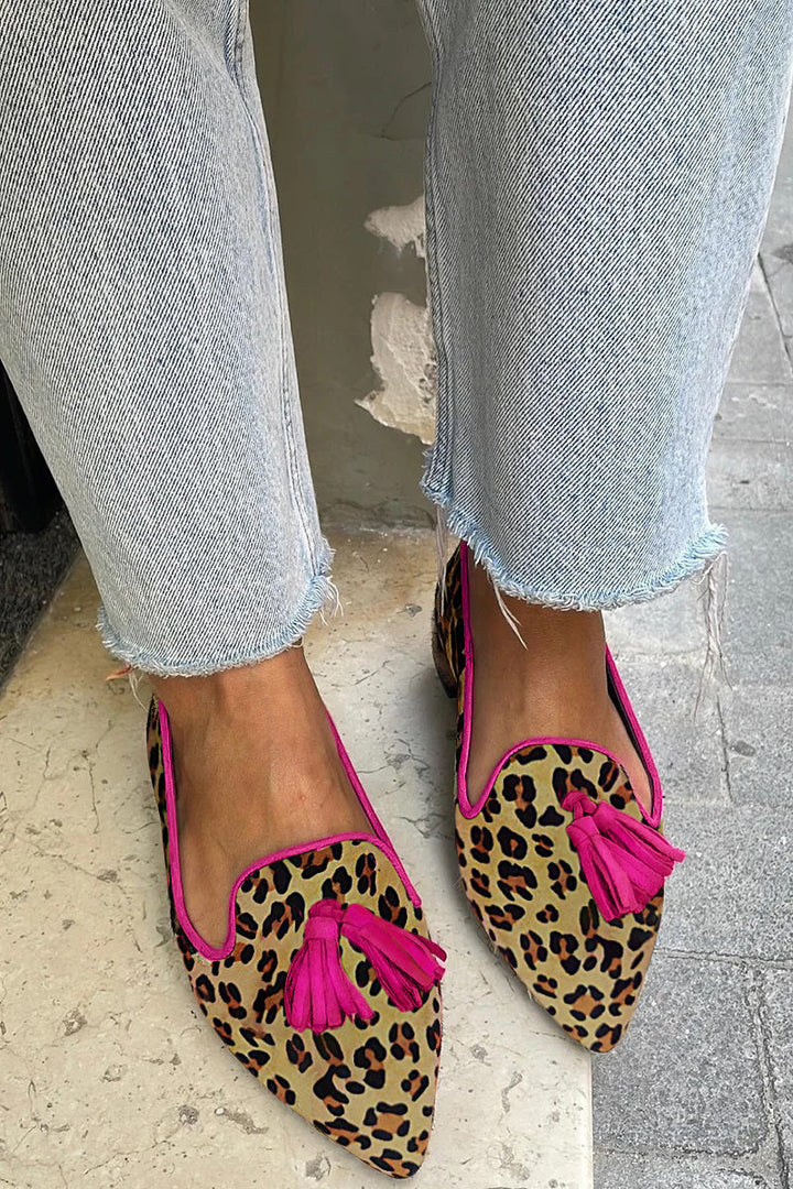 Asma™ - Flache Schuhe im Leopardenmuster