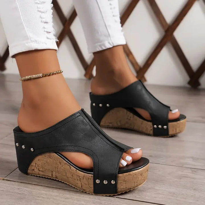 Melissa | Wedge-Sandalen mit Fußgewölbeunterstützung