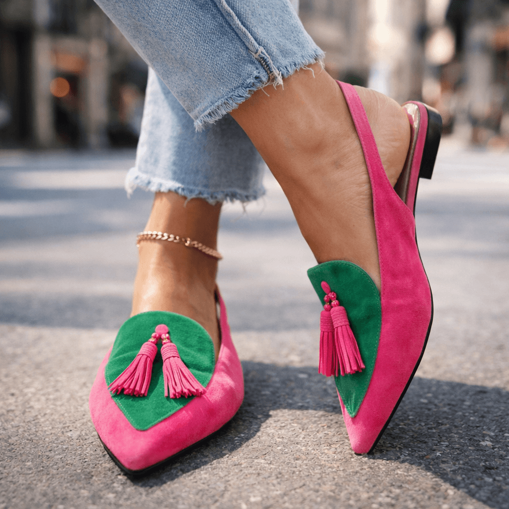 Eliza | Riemchen-Sandalen mit Quasten