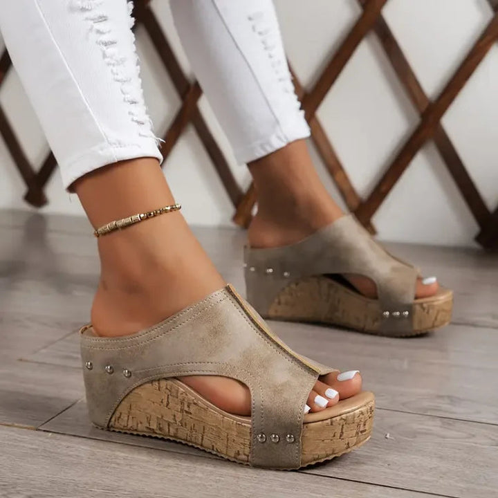 Melissa | Wedge-Sandalen mit Fußgewölbeunterstützung