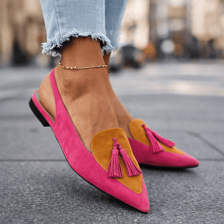 Eliza | Riemchen-Sandalen mit Quasten