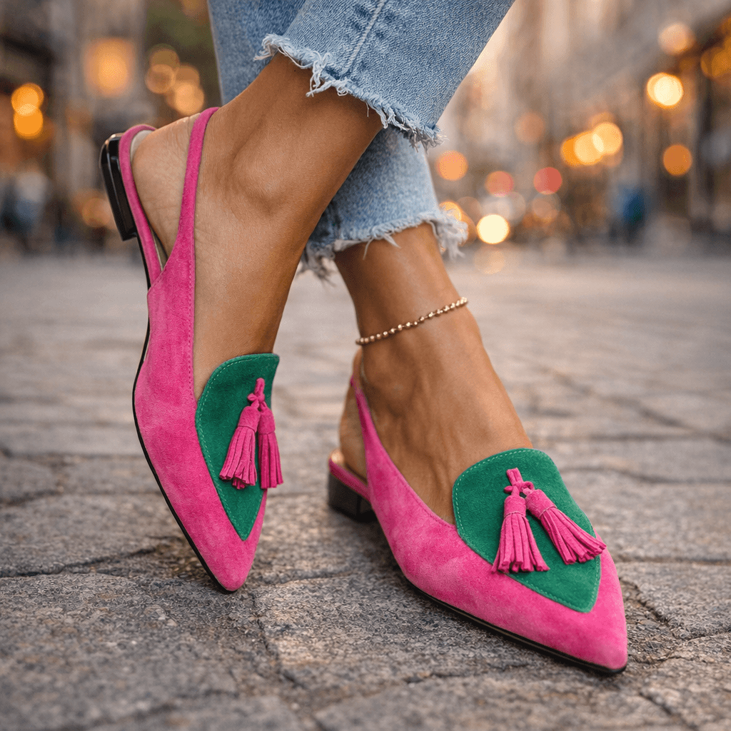 Eliza | Riemchen-Sandalen mit Quasten