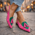Eliza | Sandales à brides avec pompons