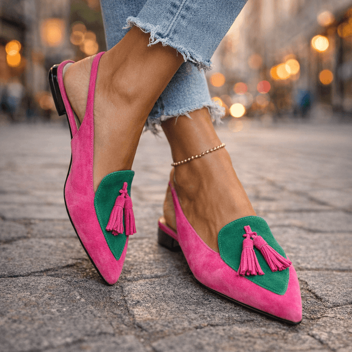Eliza | Riemchen-Sandalen mit Quasten
