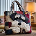 Handgefertigte Tasche mit Schnauzer