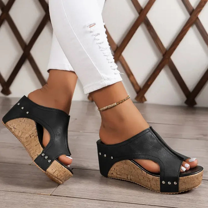 Melissa | Wedge-Sandalen mit Fußgewölbeunterstützung