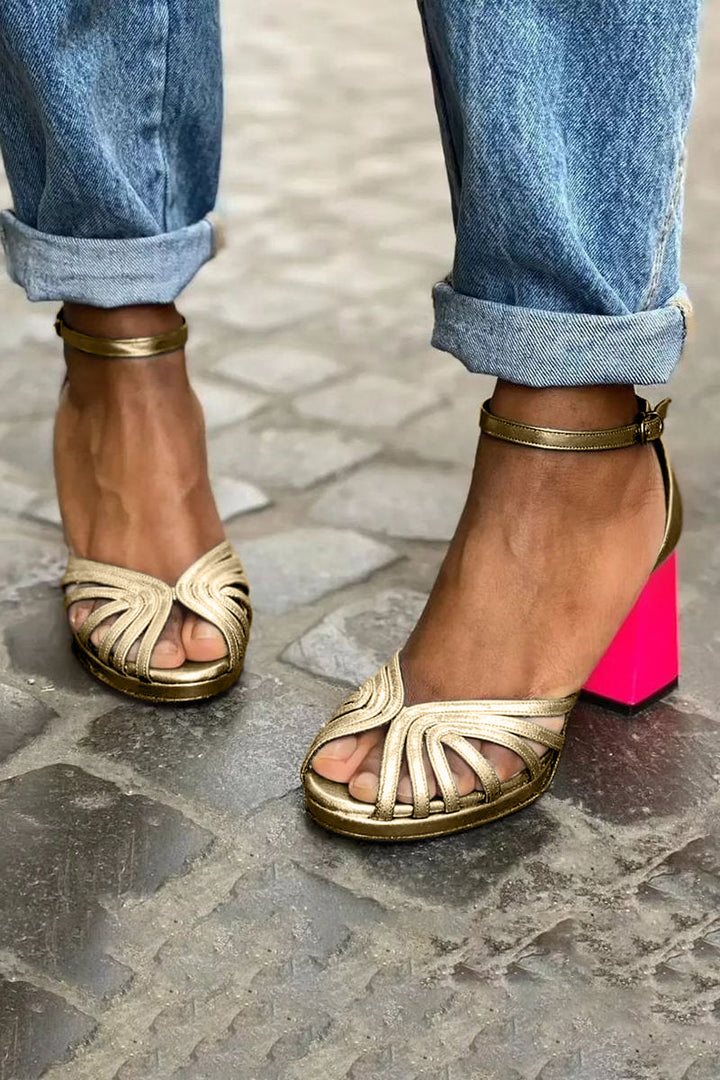 Heide™ - Klassische Riemchen-Heels