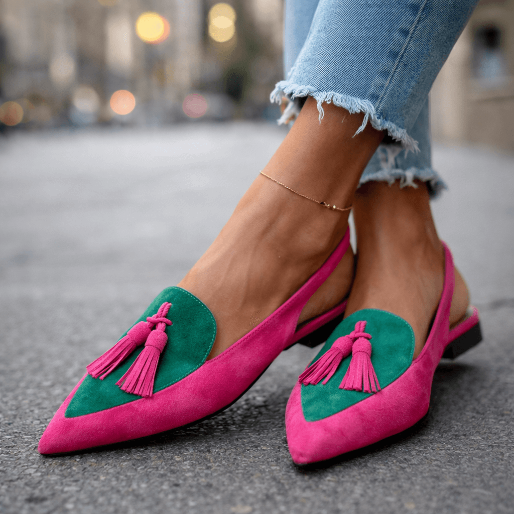 Eliza | Riemchen-Sandalen mit Quasten