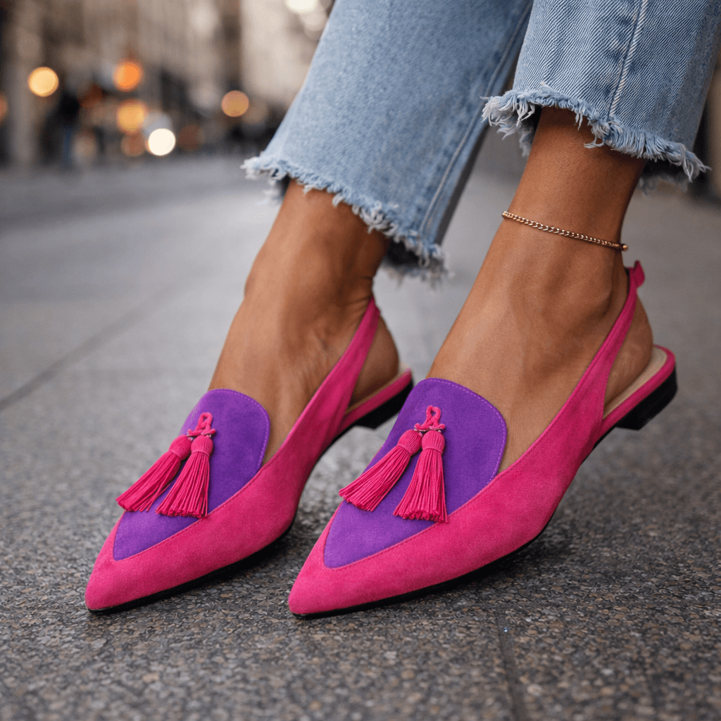 Eliza | Riemchen-Sandalen mit Quasten