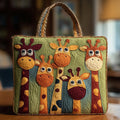 Handgefertigte Tasche mit Giraffe